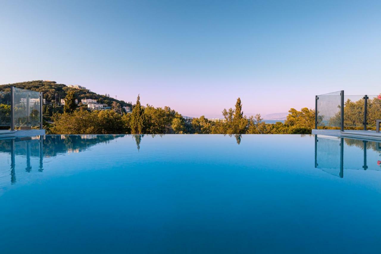 Villa OMNIA - Kommeno bay Dassia  Exteriör bild