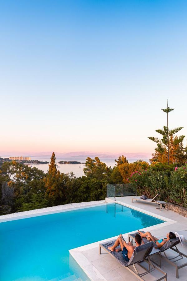 Villa OMNIA - Kommeno bay Dassia  Exteriör bild