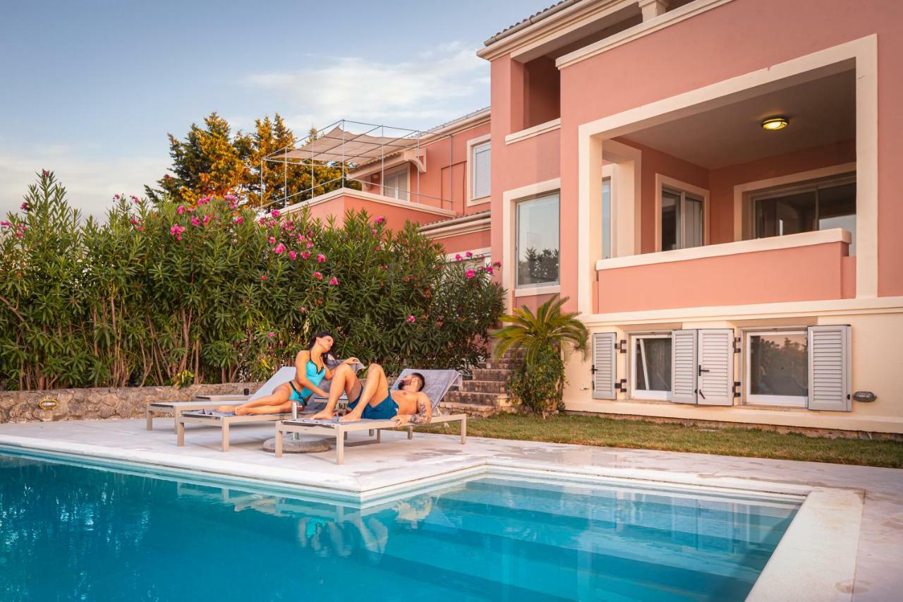 Villa OMNIA - Kommeno bay Dassia  Exteriör bild